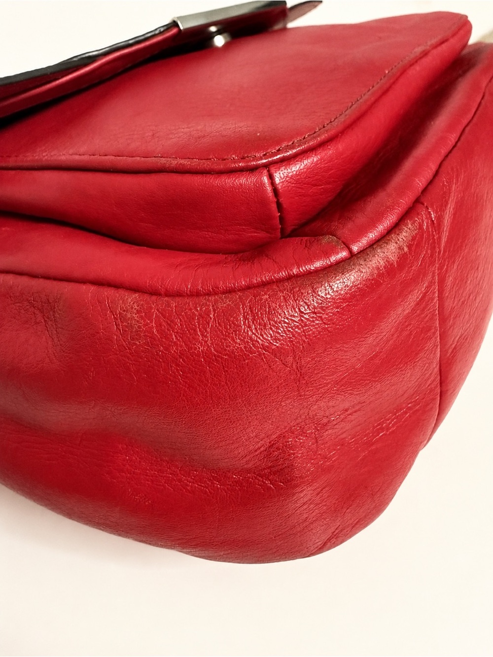 Coach Taylor Mini Flap Crossbody Bag F31844 Berry Red Leather - Picture 10 of 12